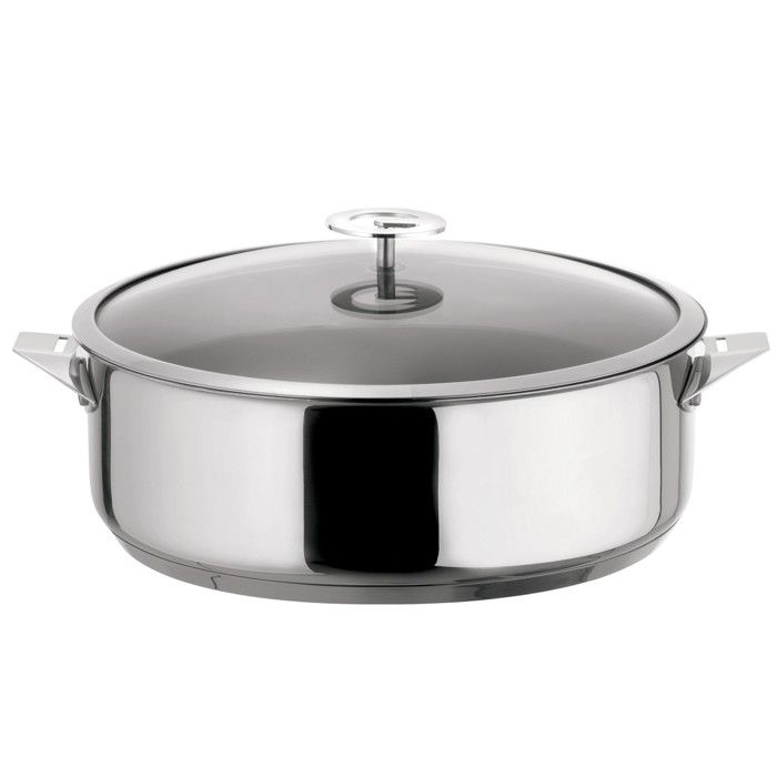Eclipse - Sauteuse 28 cm inox avec couvercle