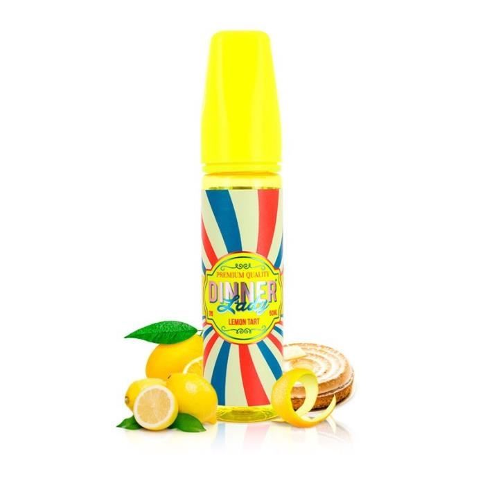 Dinner Lady 50ml, Sans Tabac, Sans Nicotine, Interdit Aux Moinde 18 Ans. (Lemon Tart: Tarte Citron Meringué