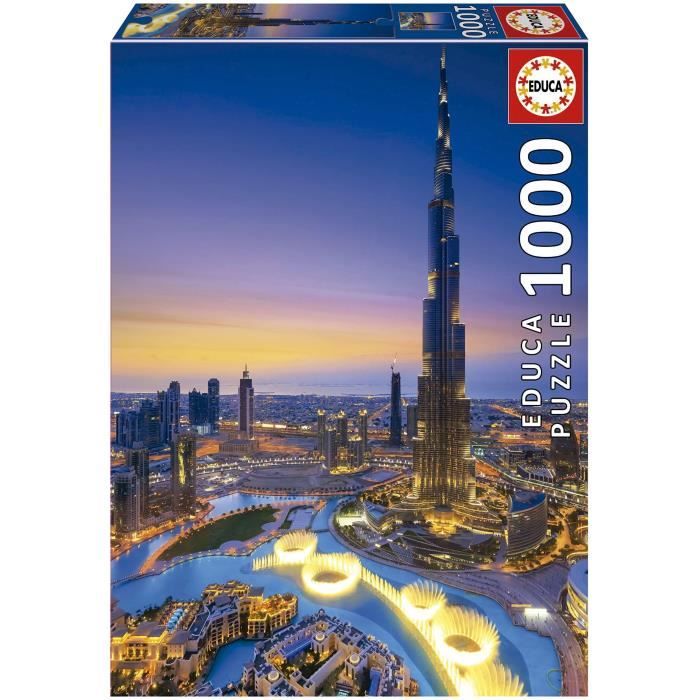 BURJ KHALIFA, ÉMIRATS ARABES UNIS - Puzzle de 1000 pièces