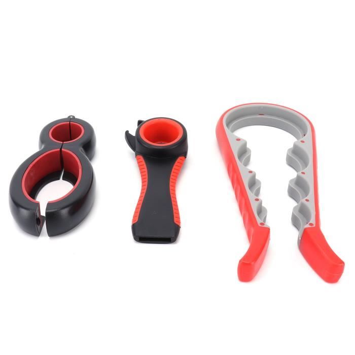 Ouvre-boîte Et Ouvre-bouteille Pliables - Set 5 Pièces Acier Inox - Portable