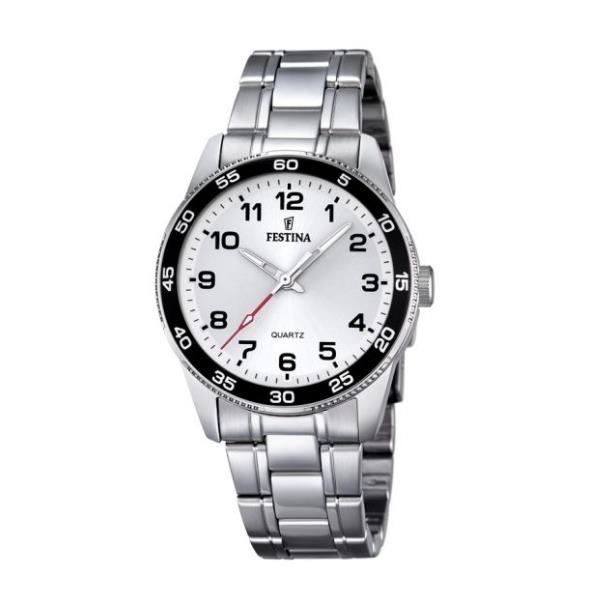 Montre FESTINA F16905/1 Enfant Acier Étanchéité 5 ATM Sport Gris, Noir, Argent