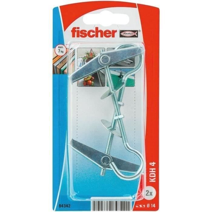 Chevilles à ressort FISCHER KDH 4 Lot de 2 Métal Longueur 95 mm