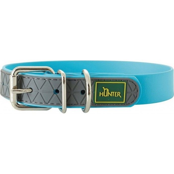 Comparer les prix de Collier pour chien HUNTER Turquoise 23-31cm - Robuste et imperméable
