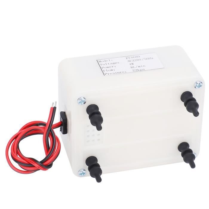 HURRISE pompe à air électrique Mini pompe à air ZYA680 Ultra Mute 4W 6‑8L /  min 15‑25kpa AC DC gonfleur électrique - Cdiscount Sport