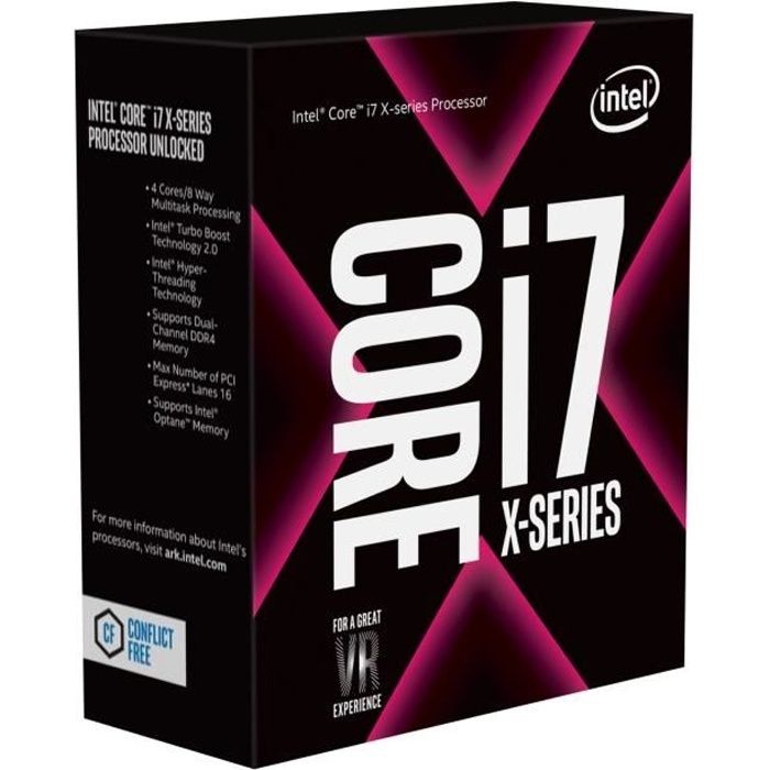 INTEL Processeur Core i7-7740X X-series - Socket LGA2066 - 8Mo Cache - Jusquà 4.50 GHz