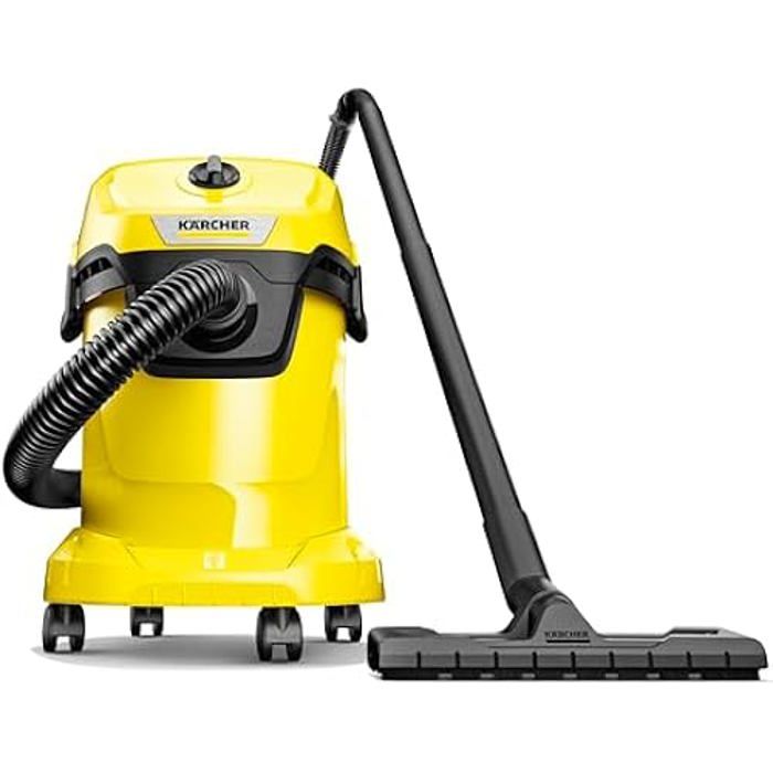 Kärcher WD 3 V 17420 Aspirateur Eau et Poussières WD 3 V 17420 Jaune - vue 2