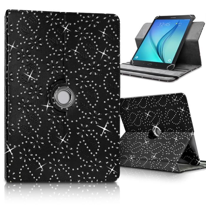 Etui Support Universel L Diamant Noir pour Tablette