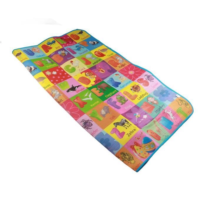 Tapis Velours Enfant 150x200 Cm – Vert, Forme Rectangle, Label Oeko-Tex (Neuf Sans étiquette)