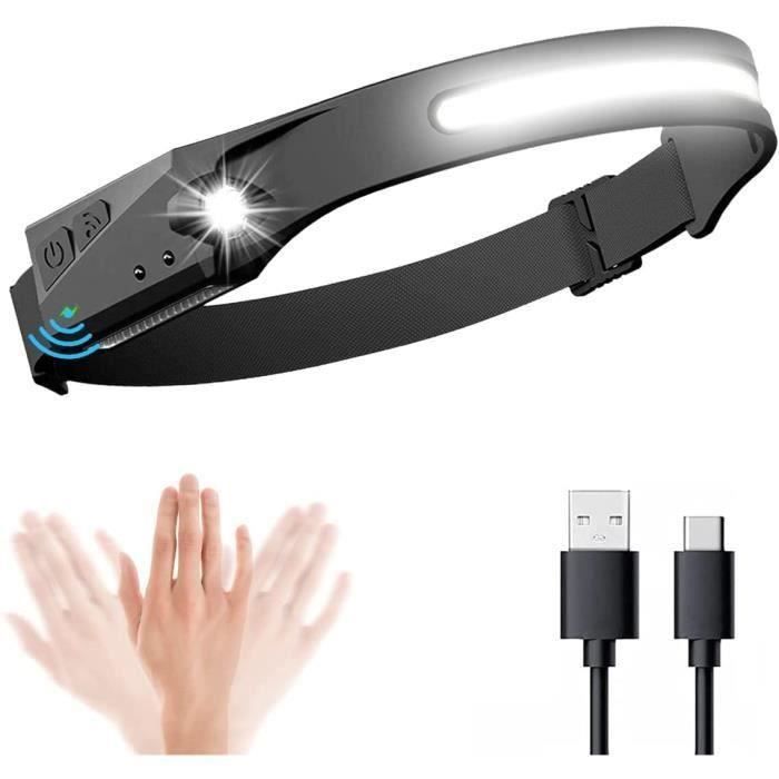 Betian-Lampe frontale LED rechargeable avec capteur intelligent COBXPE ...
