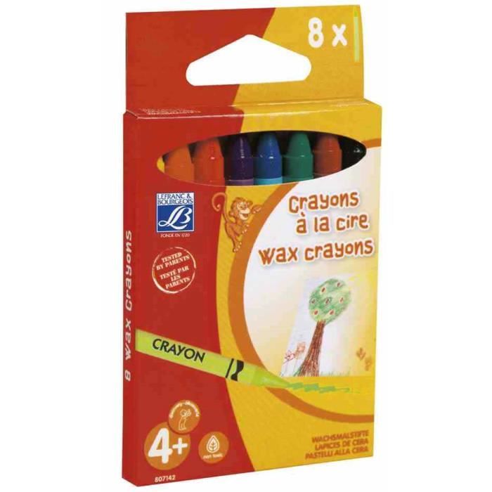 Pastels De Cire CRAYOLA Mini Kids - Forme Triangulaire, 16 Couleurs - Pour Enfants Dès 12 Mois