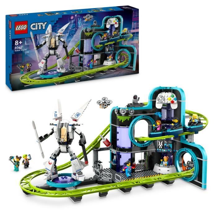 Lego City Le Parc D?attractions De Robot World 60421 Lego La Boite - vue 4