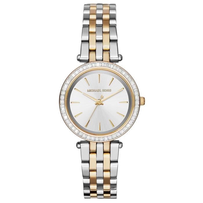 MICHAEL KORS FEMME MK3405 ARGENT OR M TAL MONTRE Cdiscount