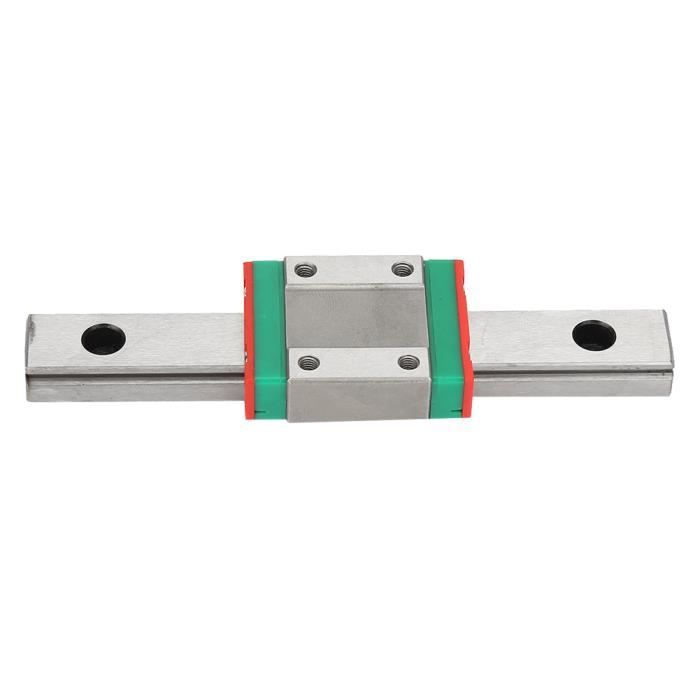 Rail De Guidage Linéaire LML12B 200mm Avec Bloc Chariot - Miniature Précis Pour Équipements Automatiques