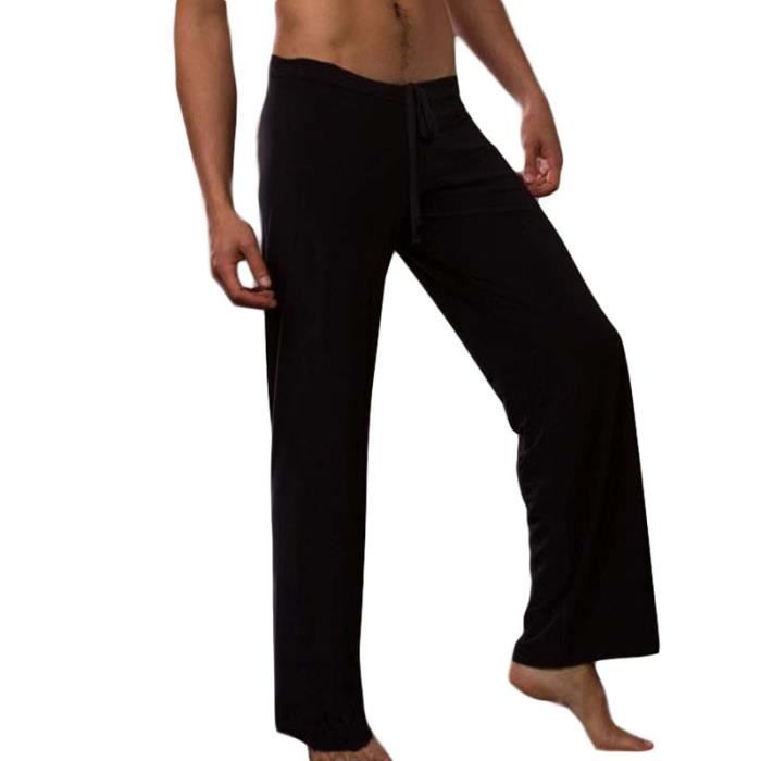 Pantalon Homme Décontracté Droit - Polyester, Coupe Lâche, Pour Sport, Quotidien, Toutes Saisons
