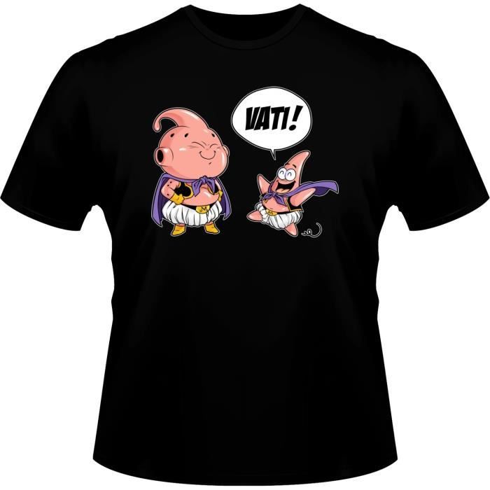 T Shirt Manga Parodie Boubou De Dbz Et Patrick De Bob L Eponge Traduction Allemand Vati T Shirts Hommes Haute Qualite Noir Achat Vente T Shirt Soldes Sur
