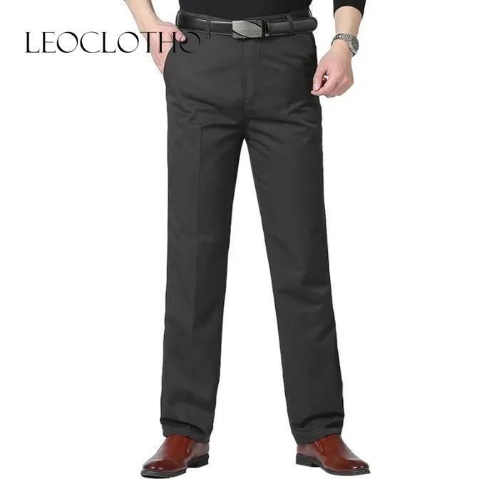 LEOCLOTHO Pantalon homme de Marque loisirs et commerciaux Pantalon