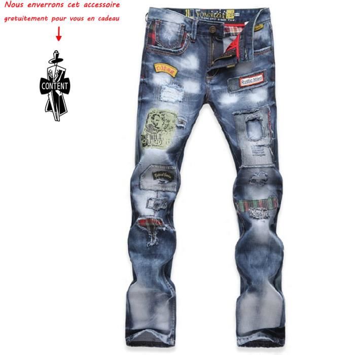 jeans avec motif
