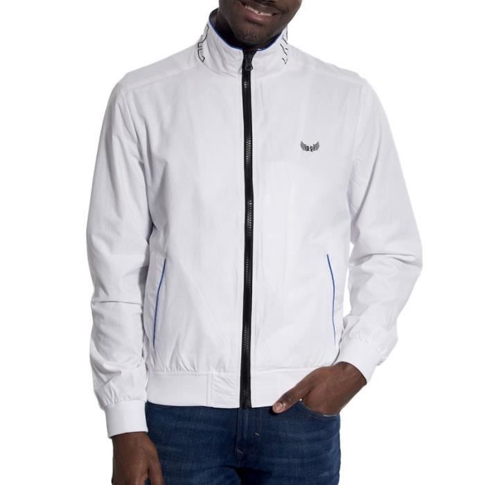 Veste blanche Homme Kaporal Cofer Blanc Cdiscount Pr t Porter