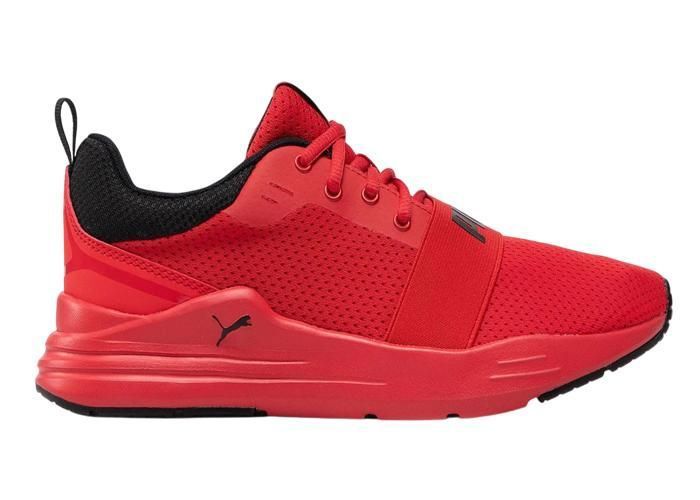 Basket Puma Junior Wired Run Rouge Rouge vif noir Cdiscount