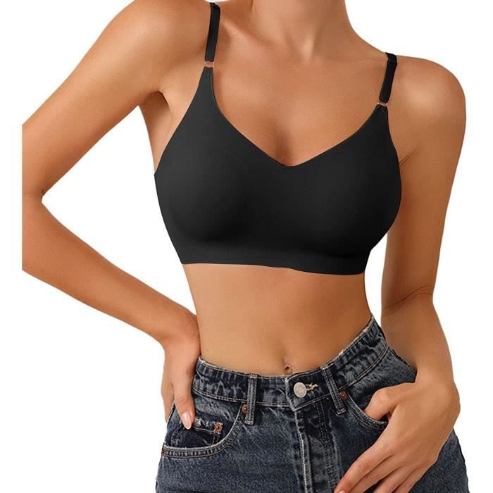 Soutien-gorge Bandeau Sans Armature - Confort Et Maintien Pour Femme, Idéal Au Quotidien