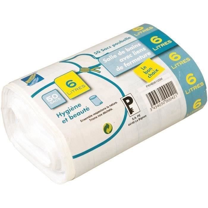 Sac poubelle 6 clearance litres
