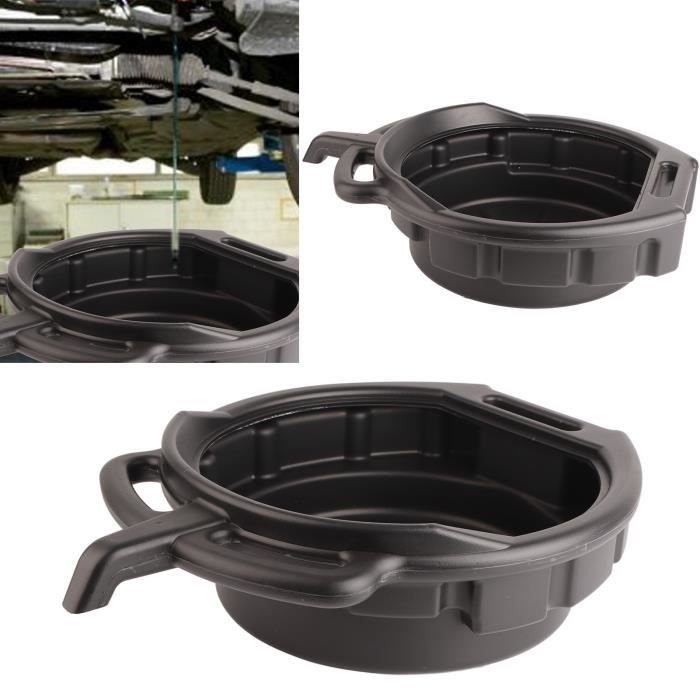 Bac De Vidange D'Huile 9L - Récupérateur Anti-Gouttes Pour Voiture, Moto, Camion - Facile à Nettoyer, En PP Robuste