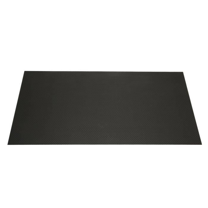 Plaque Fibre Carbone 3K - 75x125mm - Épaisseur 0.5 à 3mm | Idéale DIY & Projets Techniques