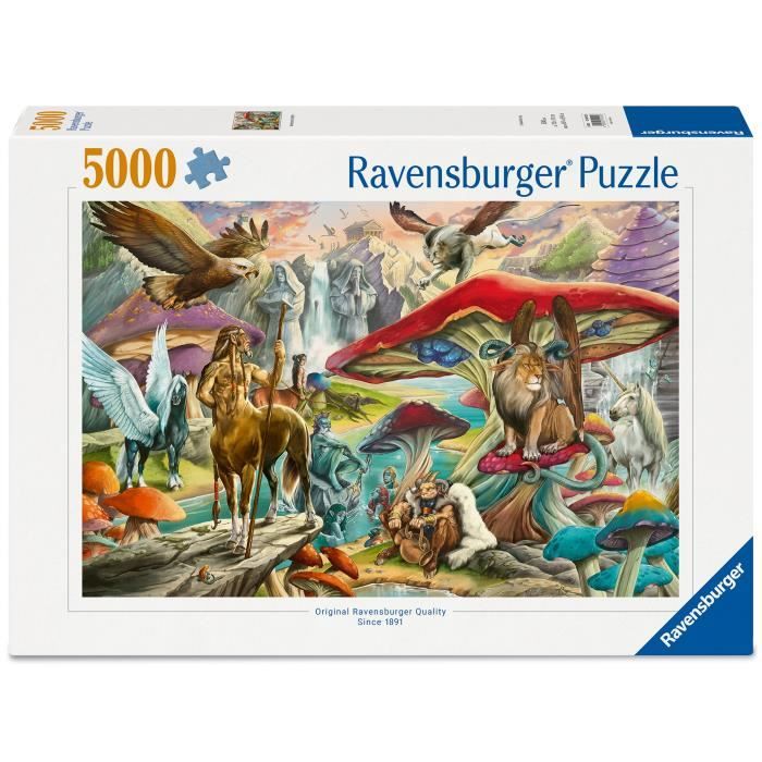Puzzle 5000 pièces : Les secrets de la forêt Ravensburger France - vue 2