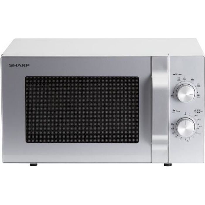 Sharp R204S Micro ondes solo / 20 / / 6 niveaux de puissanceminuterie de 30 minutes à 00 secondesdécongélation contrôlée par poidsplateau tournant en verre 24 5 cm / - vue 9