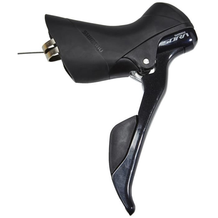 Commande de vitesse Sora ST-R3000/ST-R3030 pour vélo de ville - Shimano - Dualcontrol - Aluminium - Noir