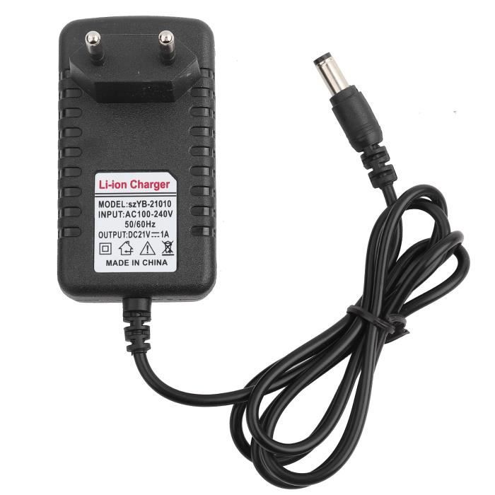 Chargeur Batterie Lithium 12V 4A ABS Rouge – Remplacement Compatible C4/12-50 100-240V Prise UE, Sécurité Intégrée
