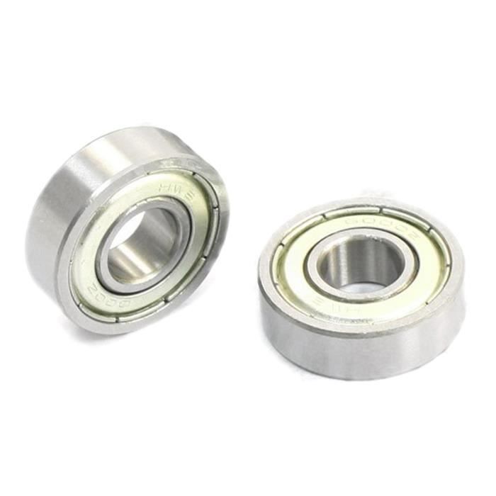 20 Roulements à Billes 6000ZZ 10x26x8 Mm - Double Blindage, Acier Haute Résistance - Usage Général