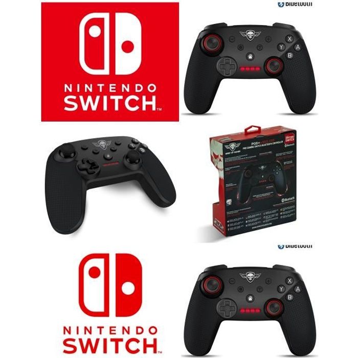 Manette Pour Nintendo Switch Bt Pro Gaming ? Bluetooth Controller Switch Pas Cher - vue 2