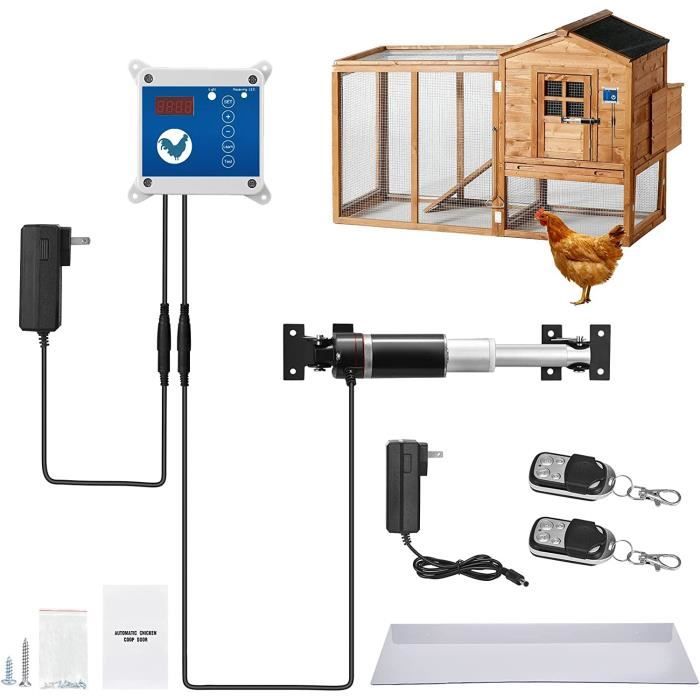 Ouvre-porte Automatique Pour Poulailler – Minuterie, Télécommande, étanche IP65, Piles Ou Solaire - 4