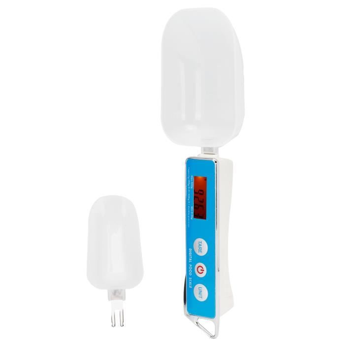 Cuillère Doseuse électronique - Mesure G/ml/tasse/once - Pour Nourriture Animaux Ou Cuisine - Écran LCD - 800g Max
