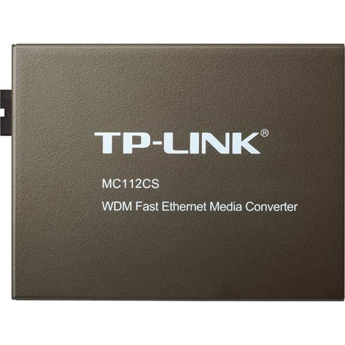 TPLINK CONVERTISSEUR FIBRE MONOMODE MC112CS