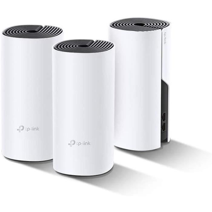 TP-Link Deco WiFi Mesh pour toute la maison, Couverture WiFi 250 , Compatible avec toutes les Box Internet, Deco E4(3-pack)