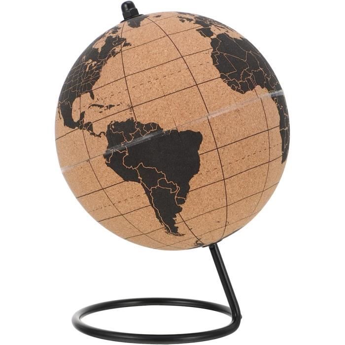 Rétro Globe Décoration De Table Rotatif Outil Globe Rétro Globe Rotatif