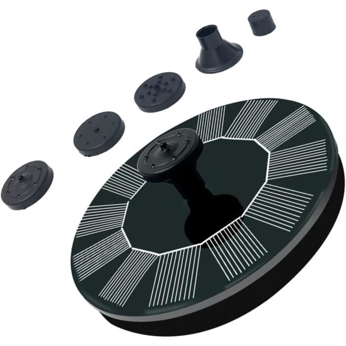 Kit D'arrosage Submersible - Pompe à Eau Solaire Pour Piscine, Jardin, Bassin Ou Fontaine - Noir
