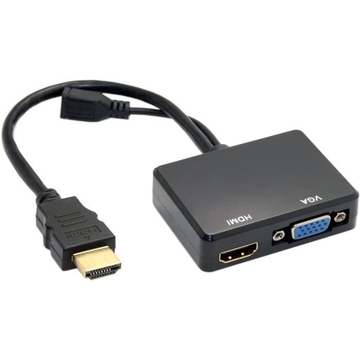 HDMI-Compatible Con El Adaptador VGA Salida De Video Converter Con 3,5 - Foto 6