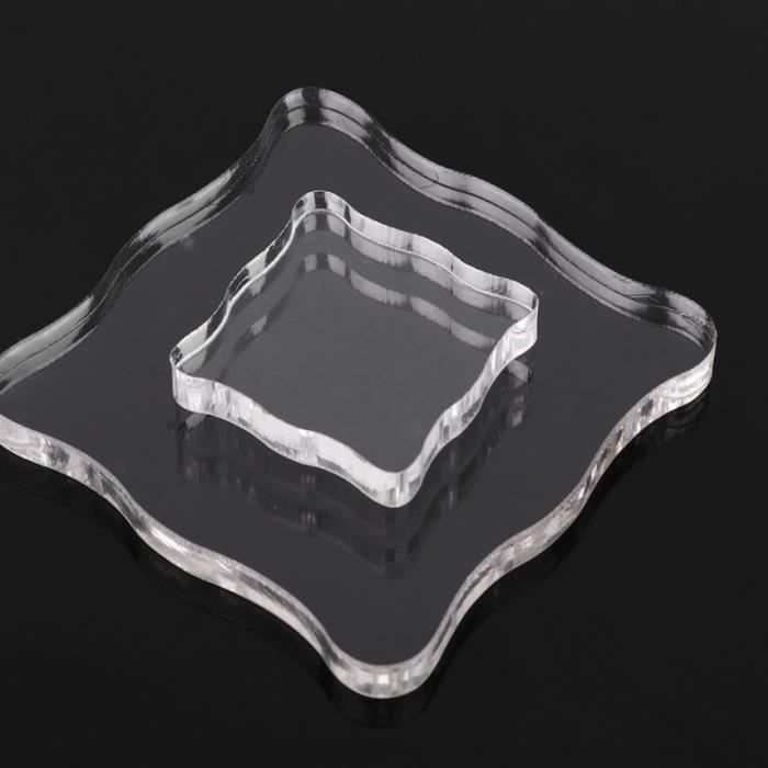 Tube Carré Acrylique Transparent PMMA - 40x40x3 Mm, Longueur 490 Mm - Pour Bricolage, Aquariophilie, Projets DIY