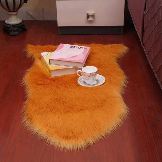 Tapis De Salon Bohème Tribal À Poils Courts Lavable En Fausse Laine Douce Et Antidérapante Pour