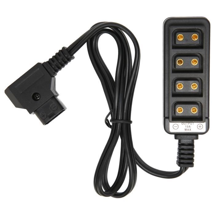 Hub D-Tap 1 Mâle Vers 4 Femelles - Répartiteur D'alimentation Pour Caméras Blackmagic, Teradek, Etc.