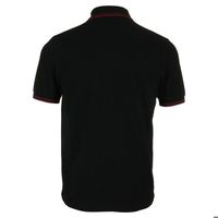 T-shirt Homme Fred Perry Noir Colorblock - Taille S - Coton - Occasion Très Bon état