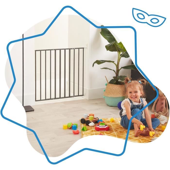 COMOMY Barriere de Securite Enfant Super Haute, 75-124cm Barriere