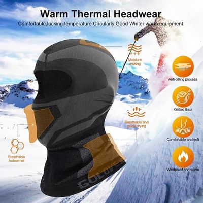 Cagoule Balaclava Multifonction Noire - Pour Moto, Ski, Vélo, Protection Visage Et Cou, Respirante, Trous Pour Lunettes, Taille Unique