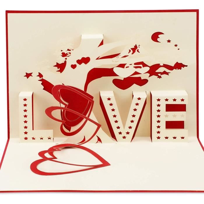 CARTES DE SAINT-VALENTIN, Carte De Mariage, Carte D'anniversaire De Avec EUR 8,90 - PicClick FR