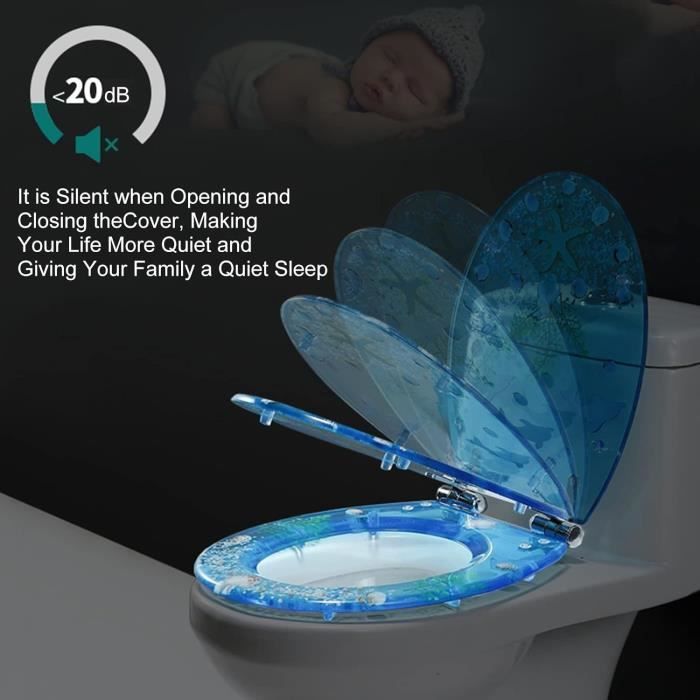 Abattant wc translucide shop
