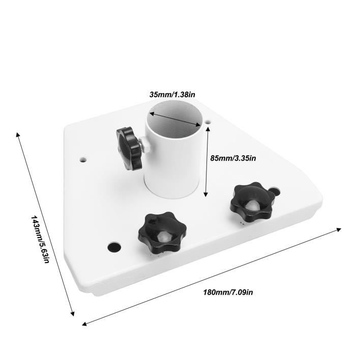 Support d'Installation de Troisième Génération pour Starlink avec Adaptateur pour Tube, Kit d'Installation PRUBOVI pour Satellites Internet Starlink, Compatible avec les Récepteurs Standard Starlink