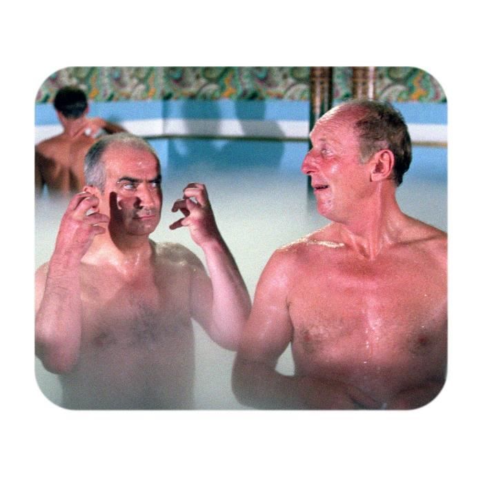 Tapis de souris la grande vadrouille louis de funes bourvil big